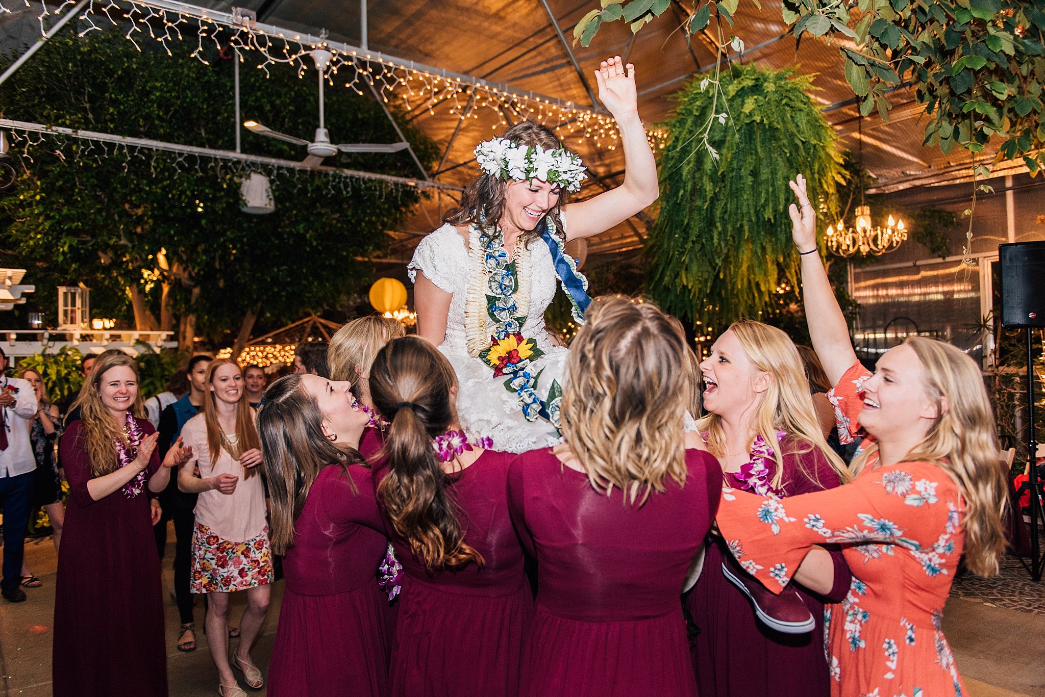 Kenzie and Wyatt Le Jardin Wedding Reception in Draper Utah.