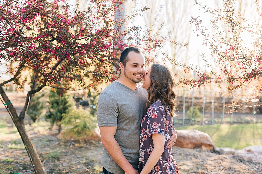 Zollinger Tree Farm Pictures Anniversary Session Cache Valley