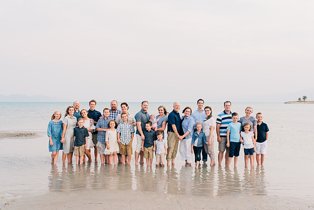 Bear Lake Extended Family Pictures | Logan Utah Photographer - Kylee