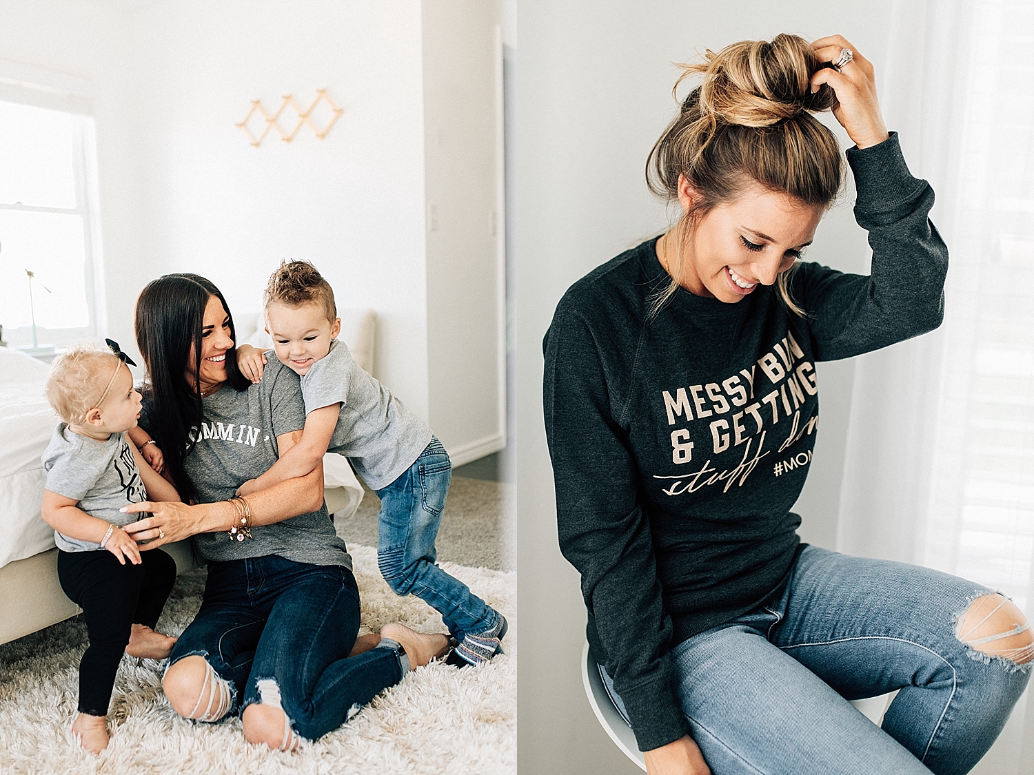 Matching Mom and Baby Graphic Tees My Cheeky Baby