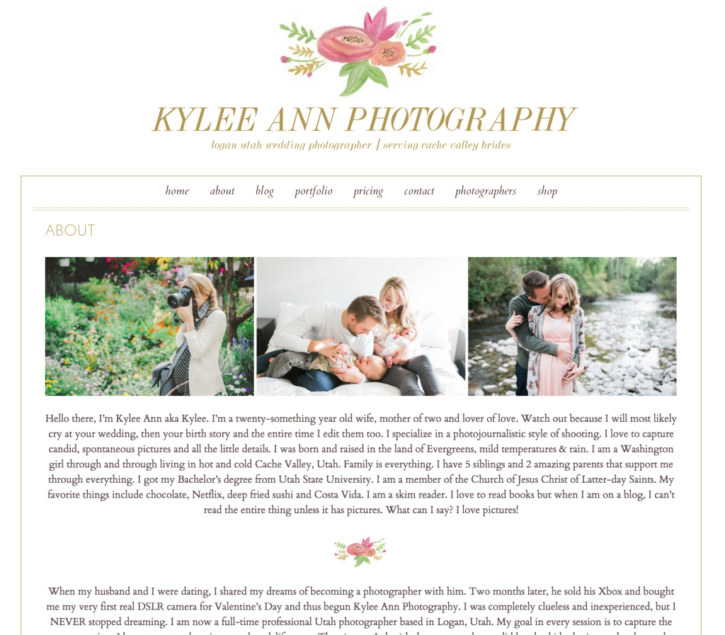 How to Create a Photography Blog | Kylee Ann Photography