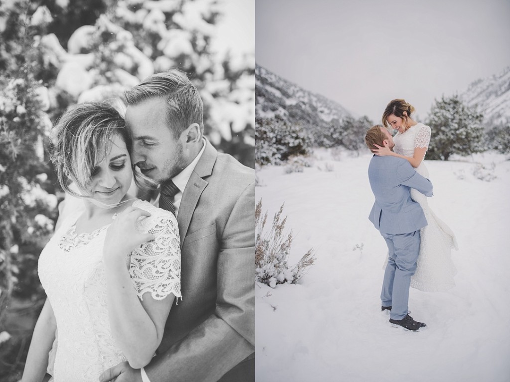 Utah Winter Bridals | KAP by Rachel