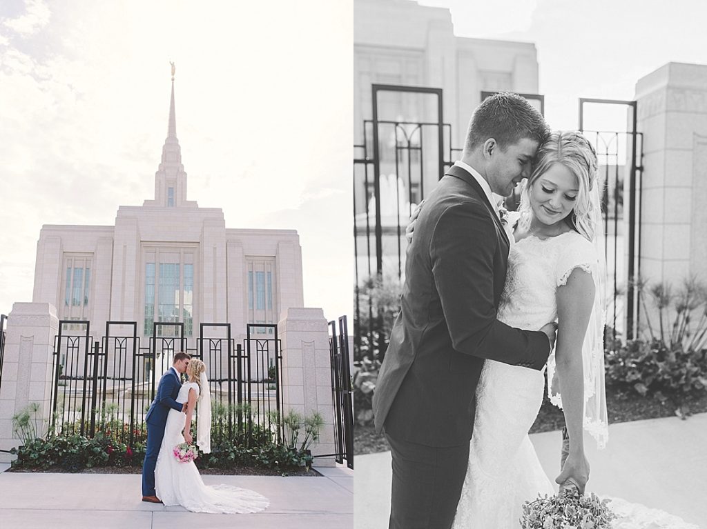 Ogden Temple Bridals by Rachel with Kylee Ann Photography