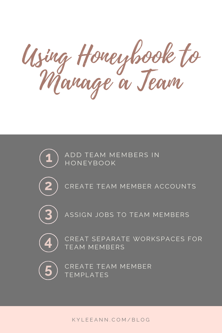 Using Honeybook to Manage a Team | Associate Photographer