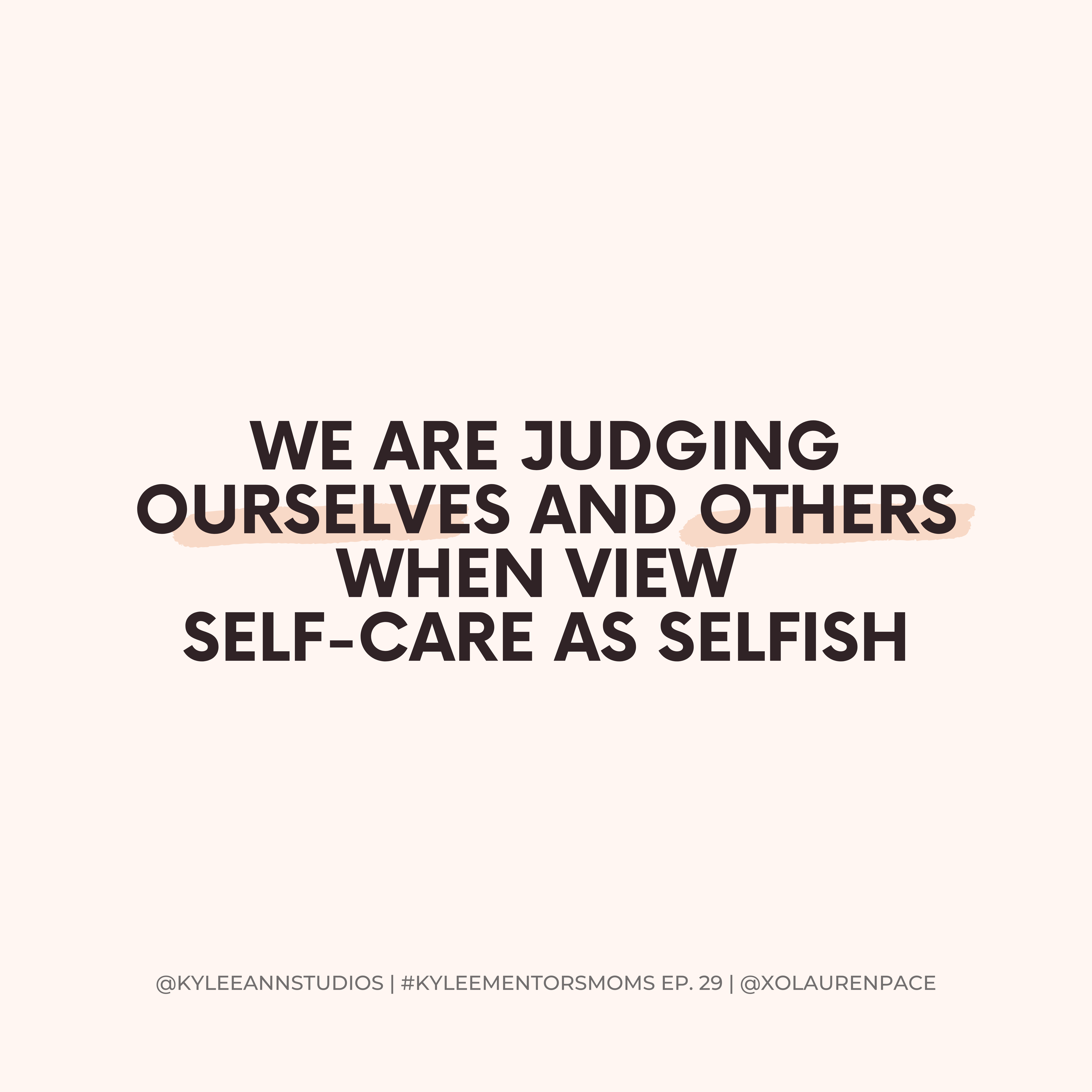 Self-Care Is NOT Selfish