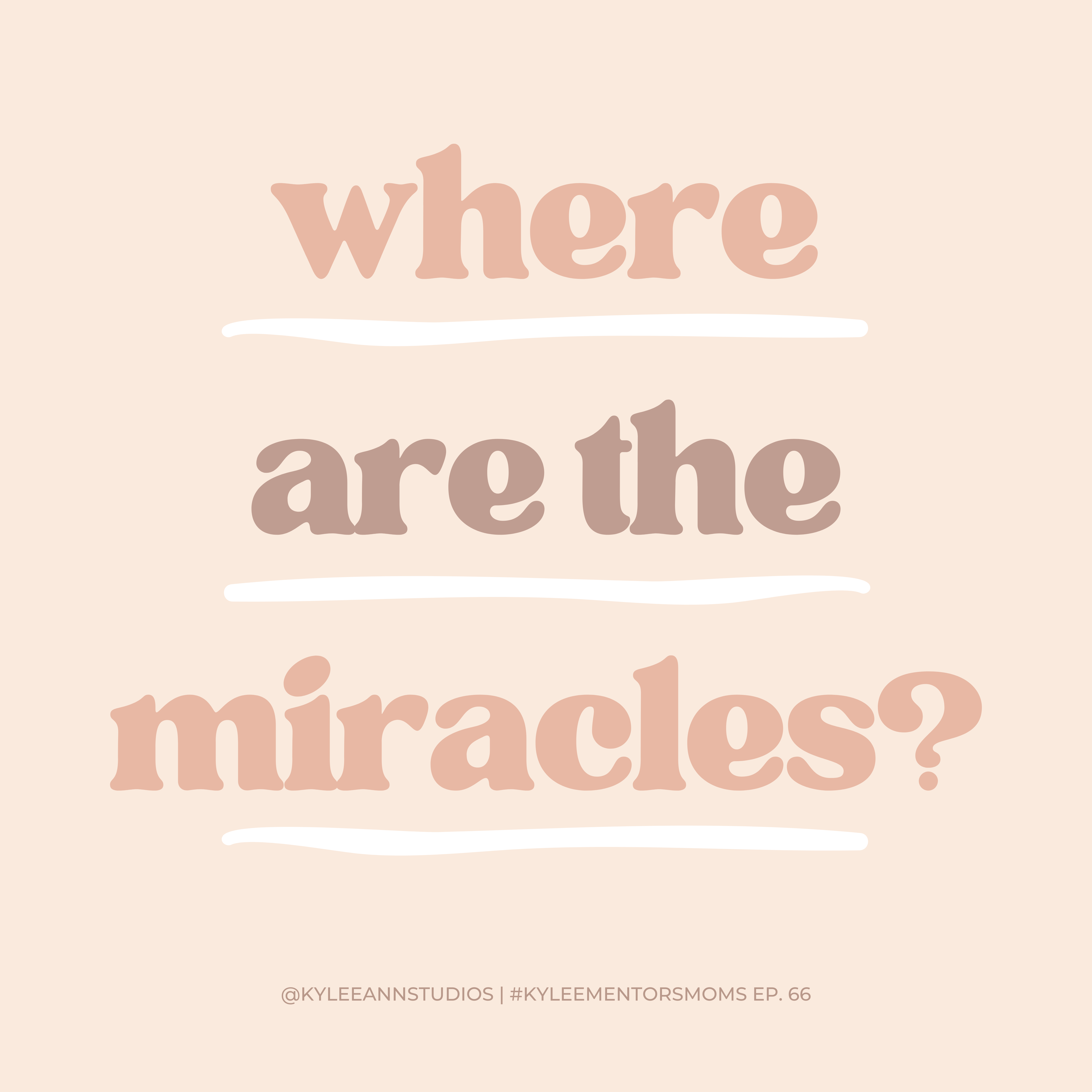 Where are the Miracles? 